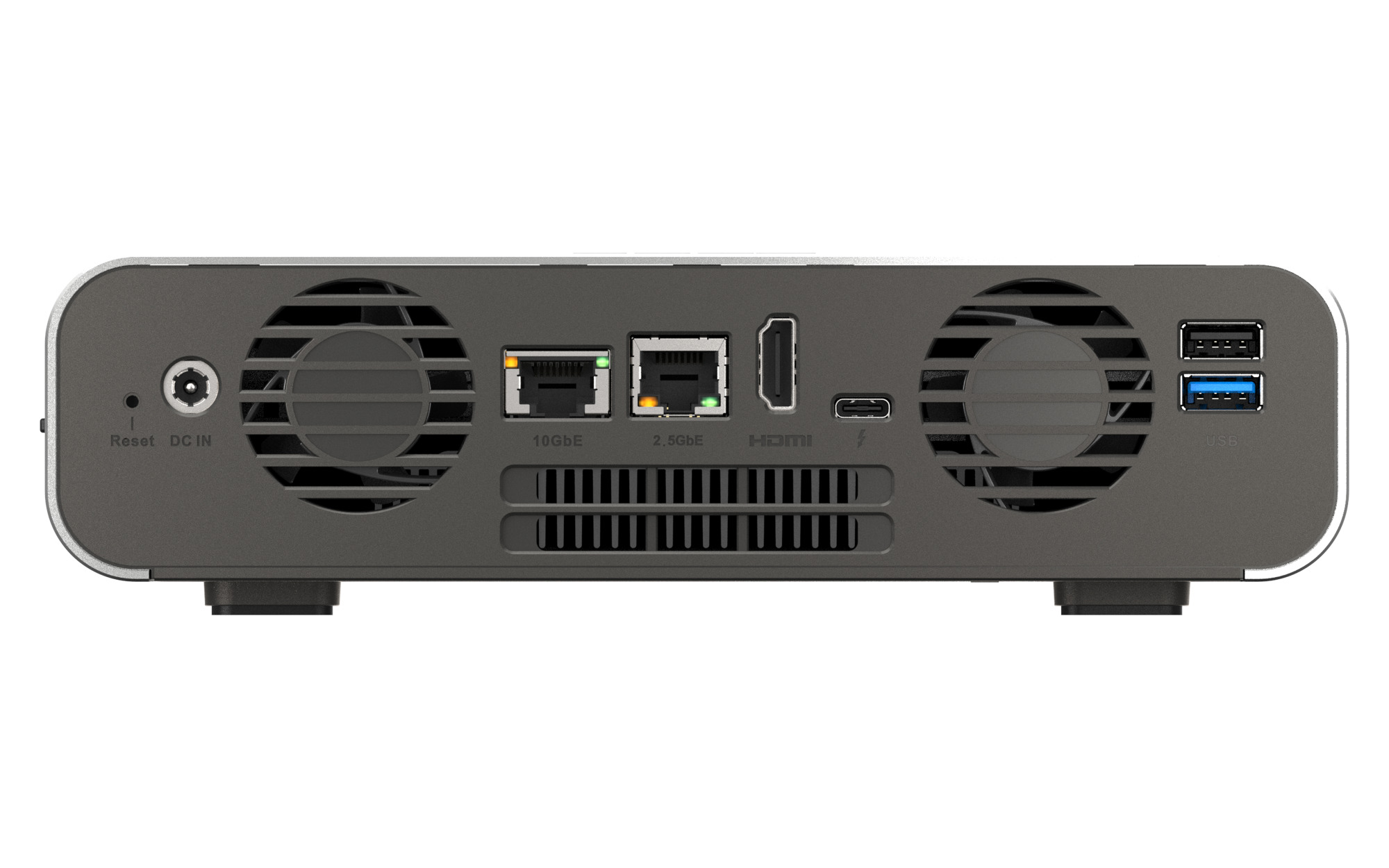 QNAP TBS-h574TX-i5U-16G (10core, 16GB RAM, 5x E1.S/ M.2 slot, 1x 2,5GbE, 1x 10GbE, 2x Thunderbolt 4)