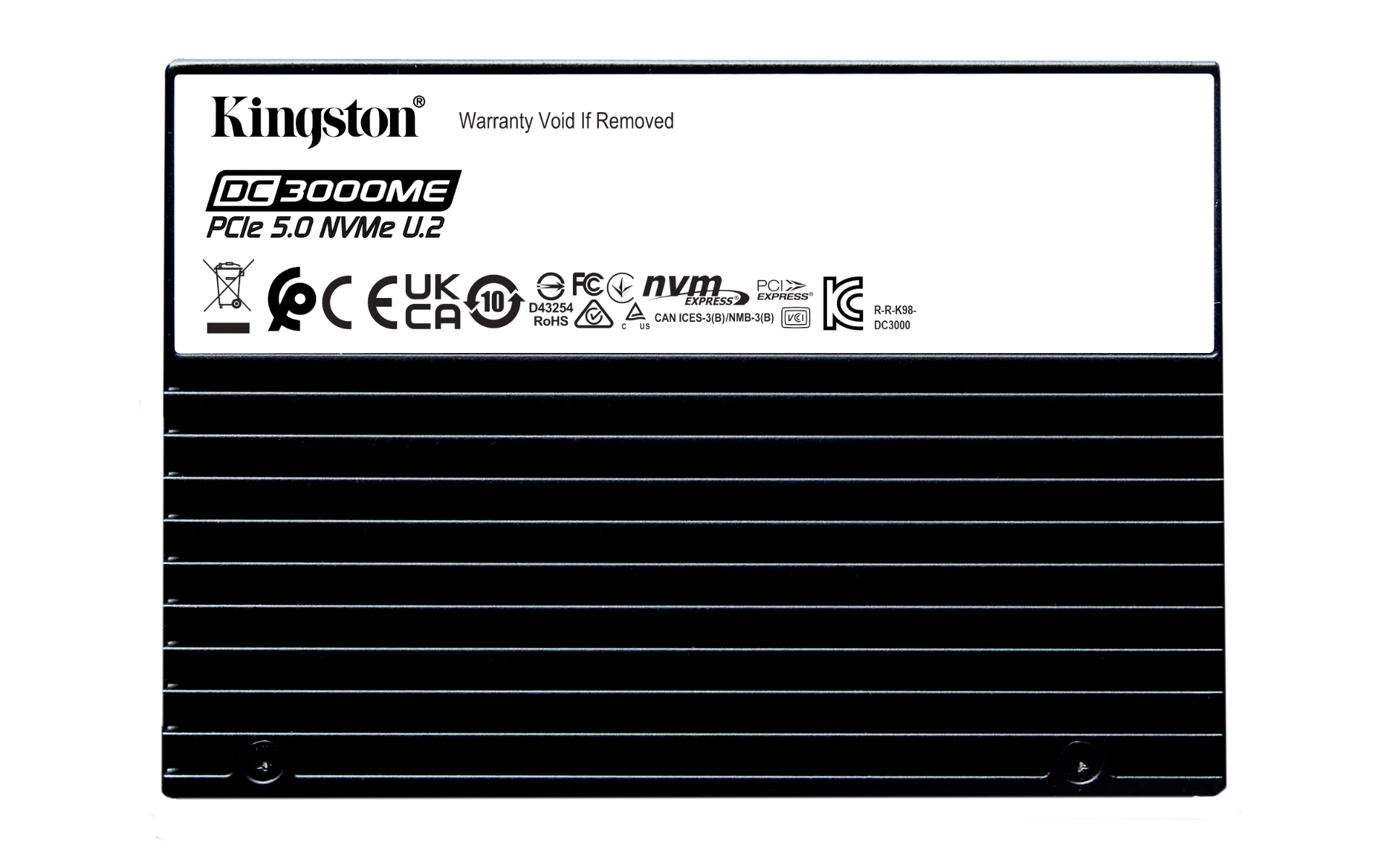 QNAP - Kingston, SSD, DC3000ME, NVMe, 7,68TB